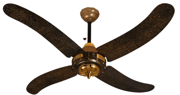 Best 4 blade ceiling fan Supreme gold brown Antique room fans model of Agha fans with combination of gol and brown color.